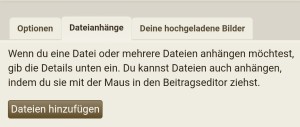 Anleitung Dateiupload
